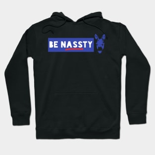 Be Nassty Nasty Democrat Blue Donkey Animal Lover Cute Social Distancing Liberal Face Mask Hoodie